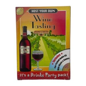 NEW Host Your Own Wine Tasting Party Complete Cheatwell Games Adult Gift Vintage